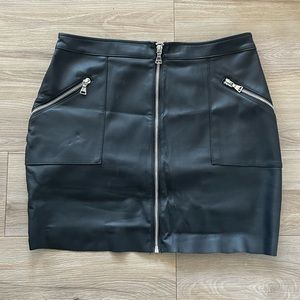 Express Faux Leather Skirt Size 4